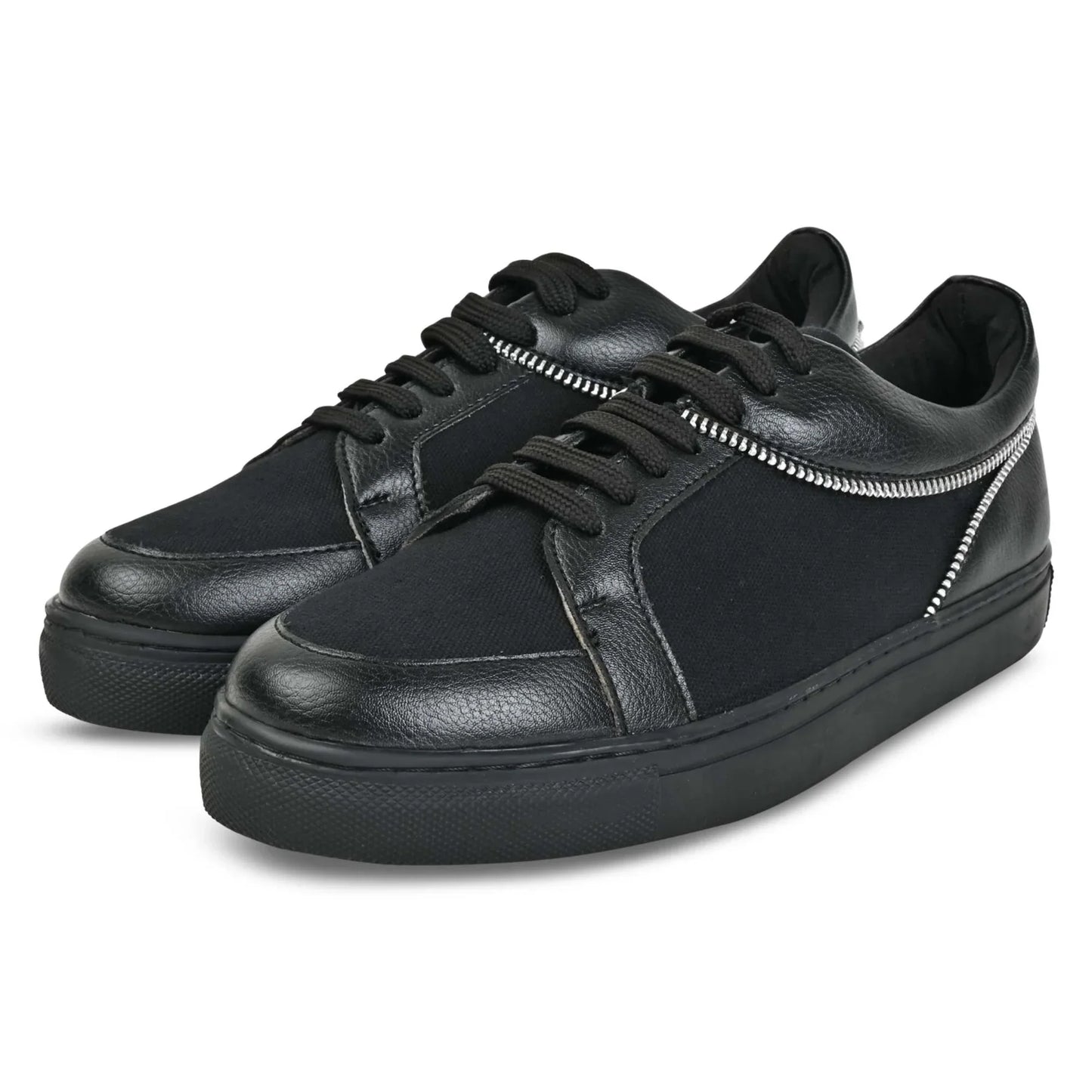 Modern Black Women’s Sneakers with Non Slip Outsole and All Day Comfort