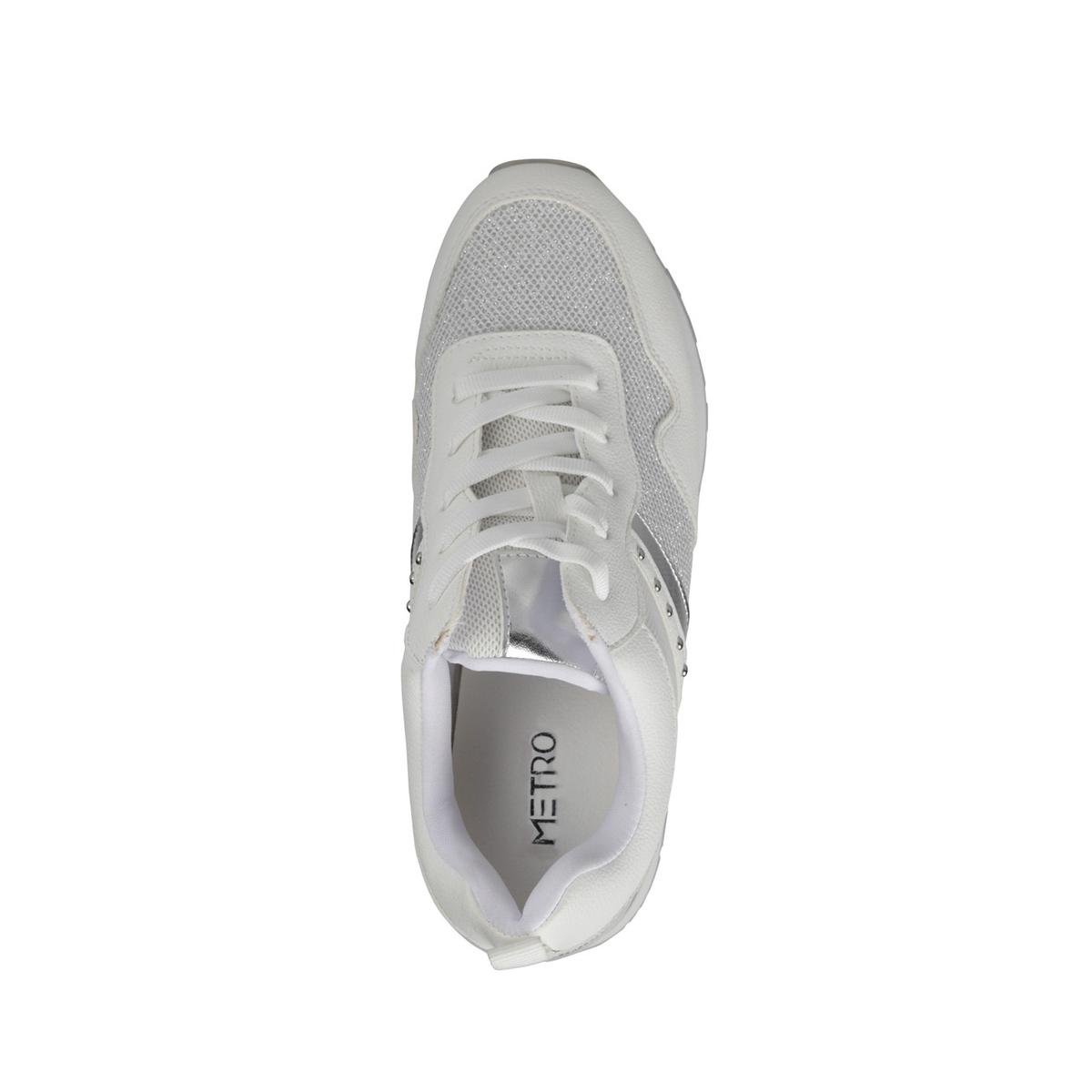 Classic Women White Casual Sneakers with Lightweight Comfort and Stylish Design