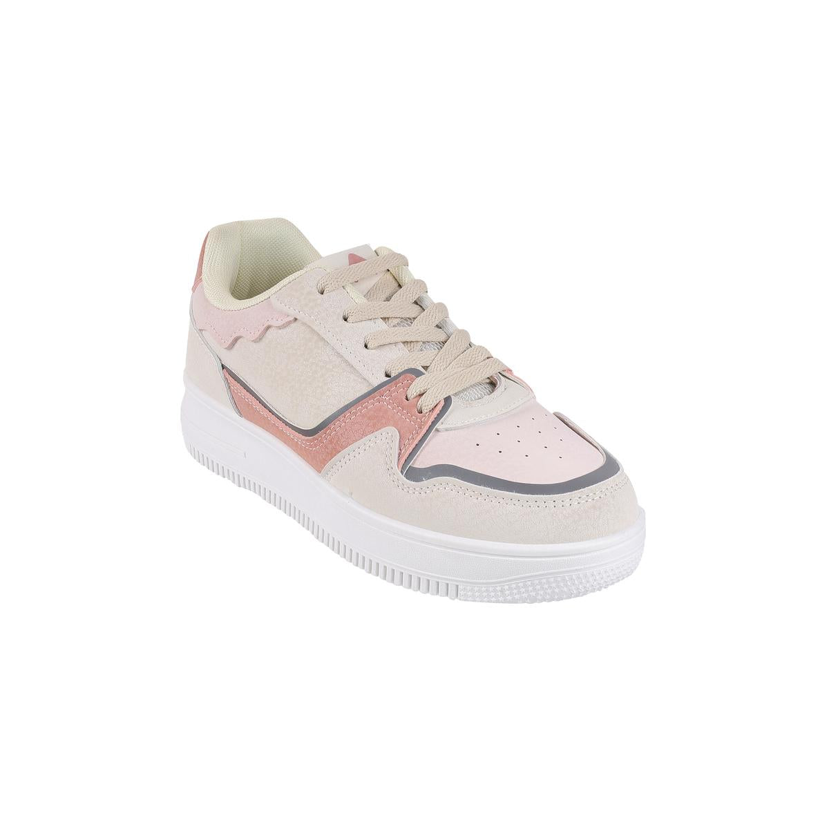 Statement Pink Casual Sneakers for Women with Modern Design and Comfortable Fit