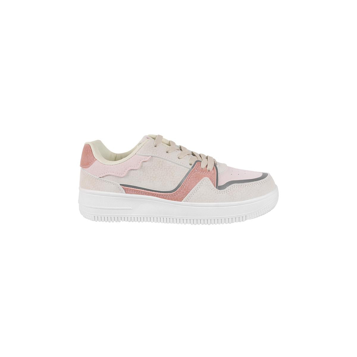Statement Pink Casual Sneakers for Women with Modern Design and Comfortable Fit