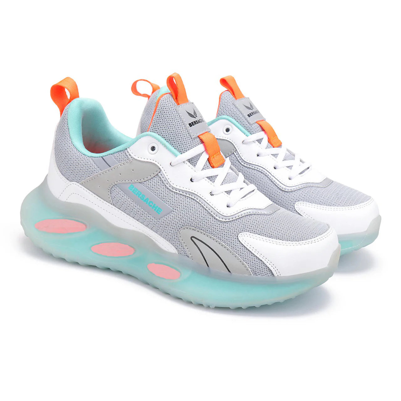 Sleek Grey Sports Sneakers for Men for Jogging and Training