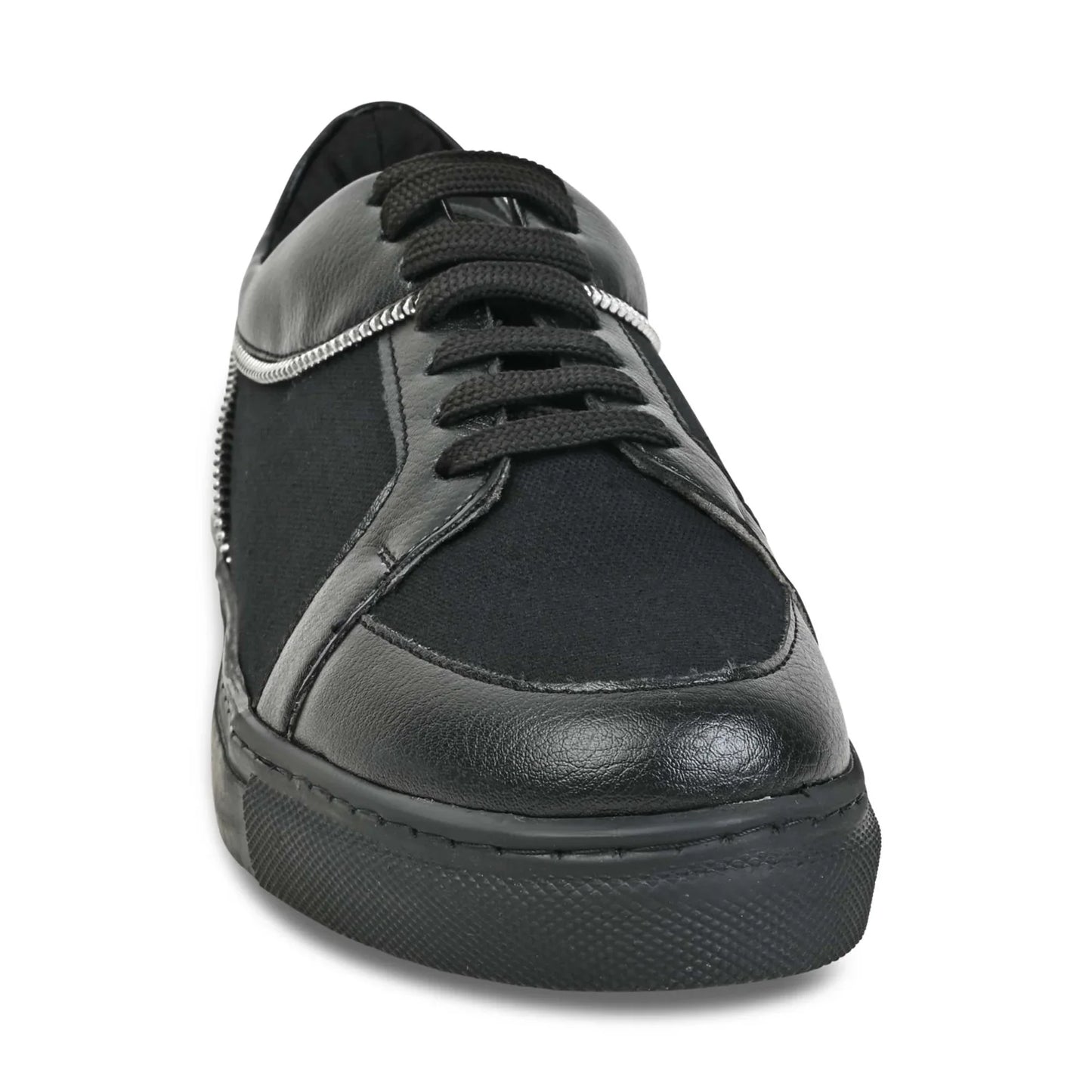 Modern Black Women’s Sneakers with Non Slip Outsole and All Day Comfort