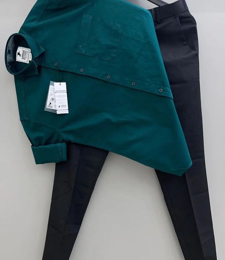 Fashionable Shirt and Trouser Combo for Men in Sleek and Contemporary Design