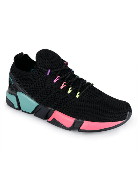 Black Women’s Running Shoes Lightweight Breathable Sneakers for Jogging and Training