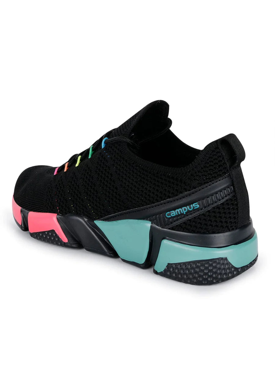 Black Women’s Running Shoes Lightweight Breathable Sneakers for Jogging and Training