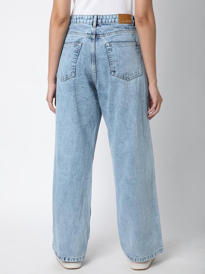 Casual Chic Women’s Relaxed Fit High Waist Jeans with Loose Comfortable Fit