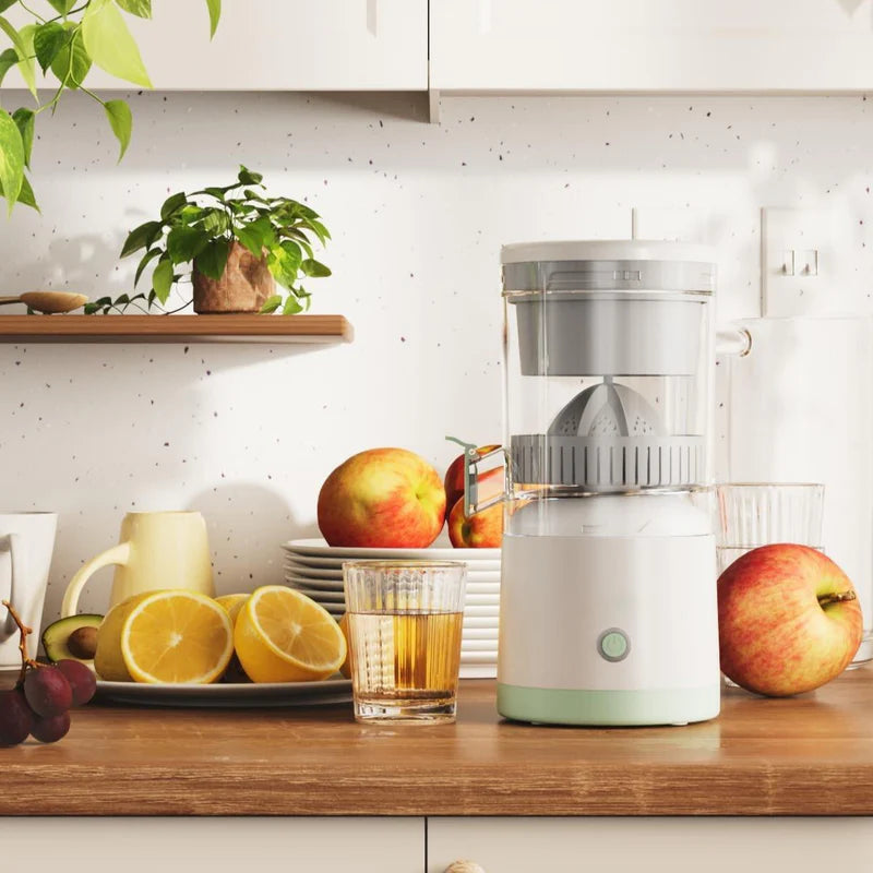 Portable Electric Citrus Juicer with USB Recharge, 45W Motor, and Easy Travel Design