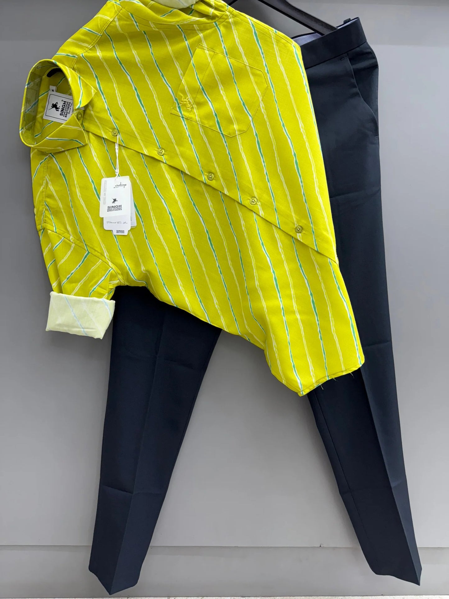 Lightweight Printed Shirt with Formal Pant Combo for Men for Smart Everyday Wear