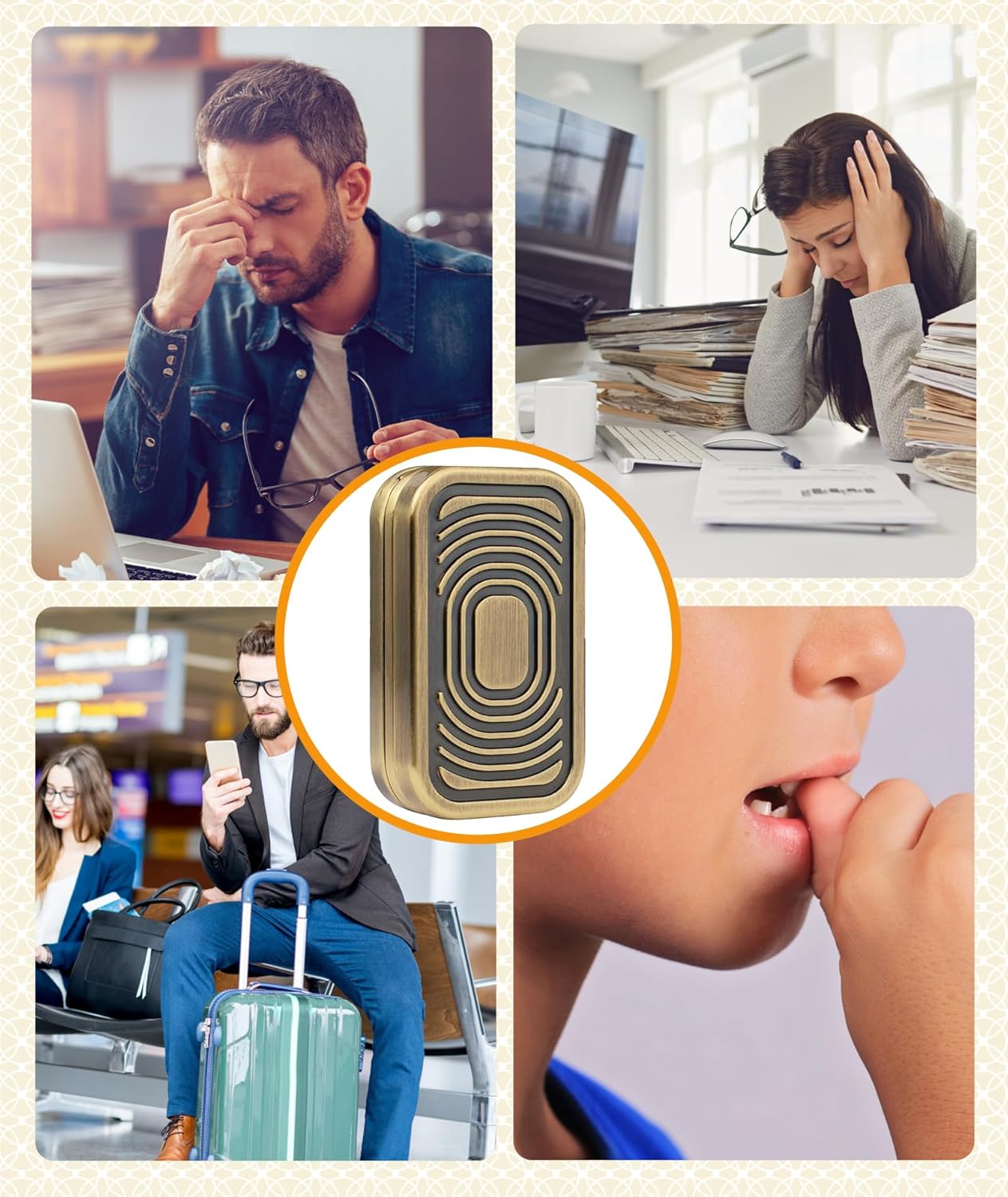 Sensory Fidget Slider Toy for Adults Stress Relief Relaxation and Anxiety Reducing EDC Gadget