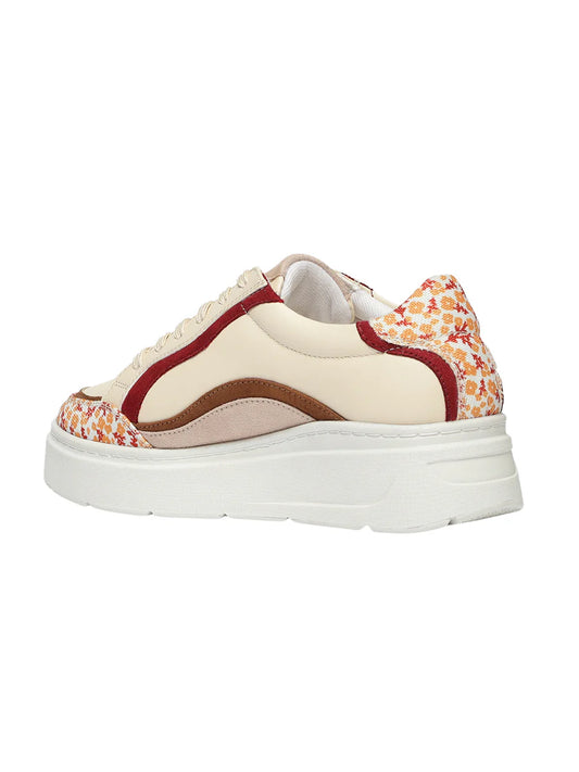 Women’s Ashley Maroon Sneakers Trendy Low-Top Sneakers for Everyday Wear