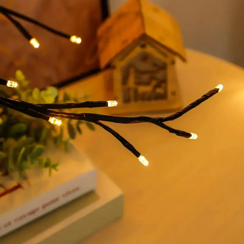 Magical LED Vine Tree Light with Willow Design, Fairy Lights, and Remote