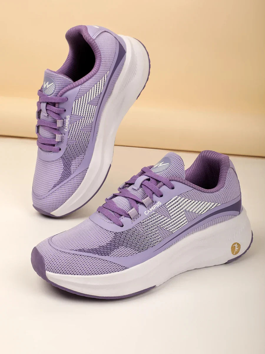 Comfortable Purple Running Sneakers for Women