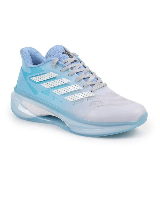 Trendy Men’s Sky Blue Breathable Sport Shoes Durable Comfortable Casual Footwear for Travel and Lifestyle
