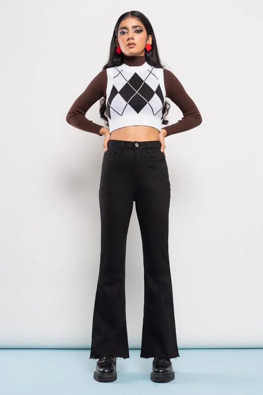 Everyday Women’s Basic Black Bootcut Denim with Soft Comfortable Stretch