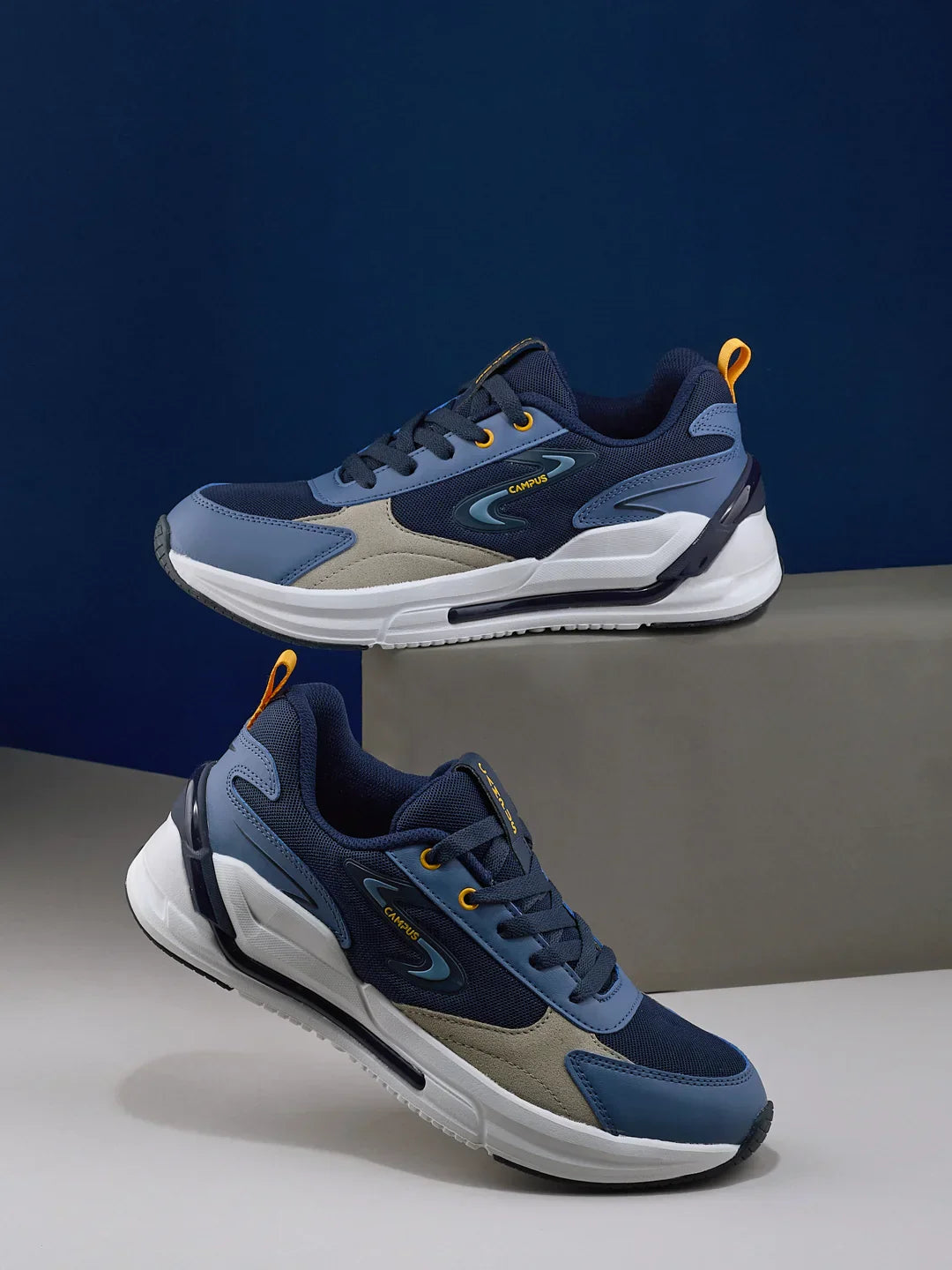 Men’s Casual Navy Sneakers Fashionable Lightweight Shoes for Daily Comfort and Street Style