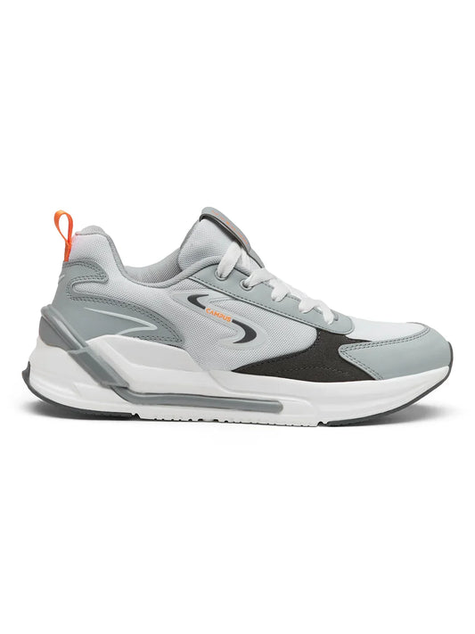 White Casual Sneakers for Men Durable Walking Running and Gym Fashion Shoes