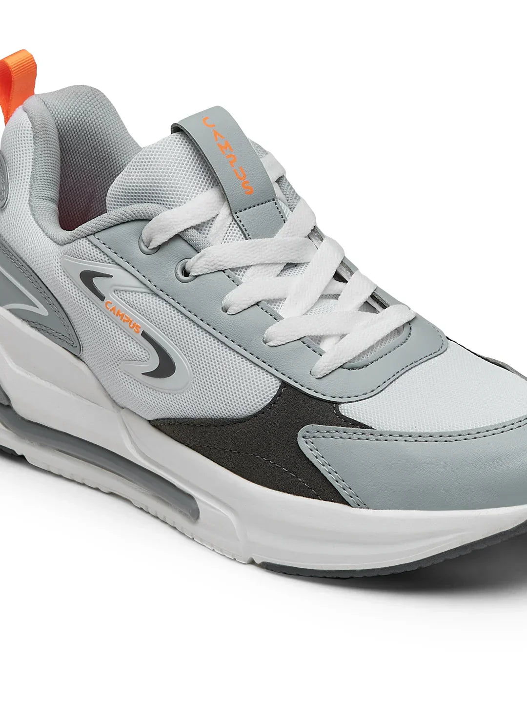 White Casual Sneakers for Men Durable Walking Running and Gym Fashion Shoes