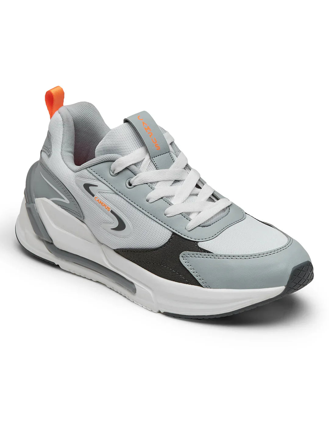 White Casual Sneakers for Men Durable Walking Running and Gym Fashion Shoes