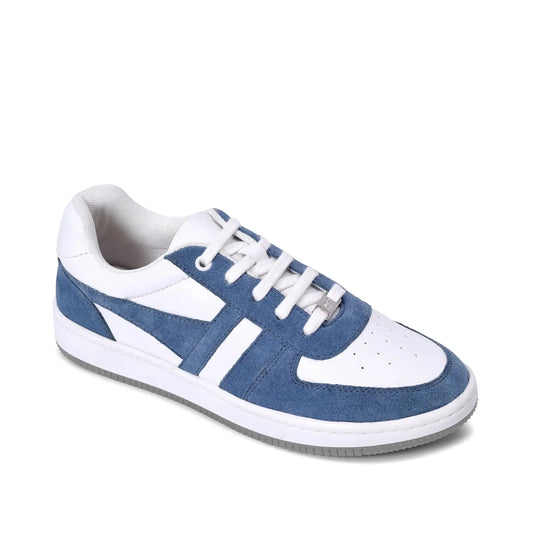 Women’s Duo Blue Sneakers Trendy Low-Top Sneakers for Everyday Wear