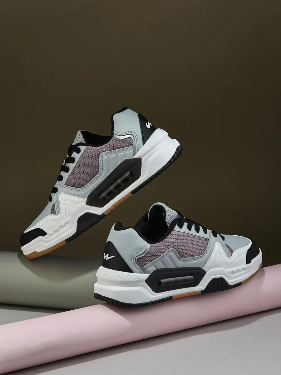 Lightweight and Durable Grey Sneakers for Men for Everyday Use