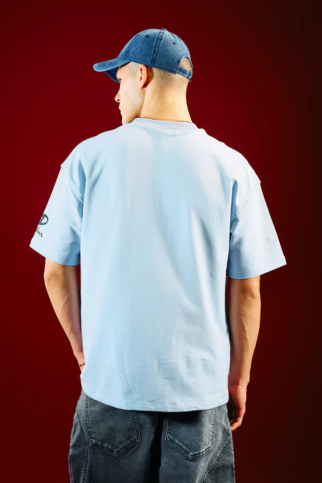 Stylish Men’s Race Pit Stop Oversized T-shirt with Relaxed Fit