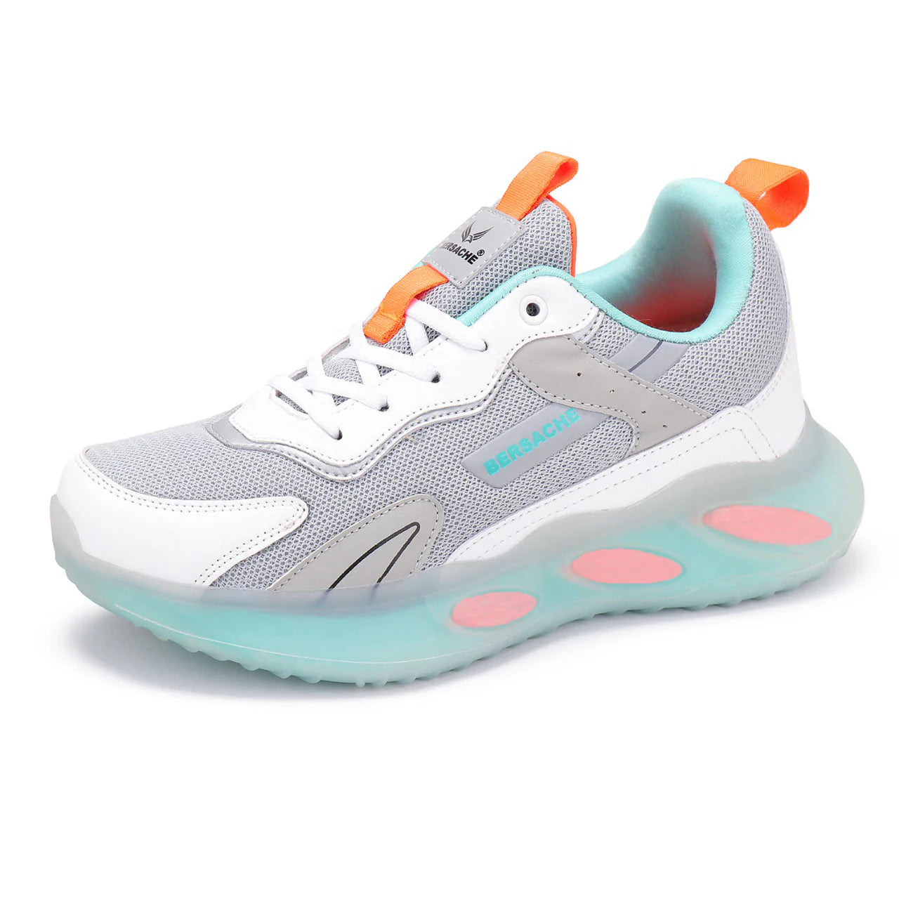 Sleek Grey Sports Sneakers for Men for Jogging and Training