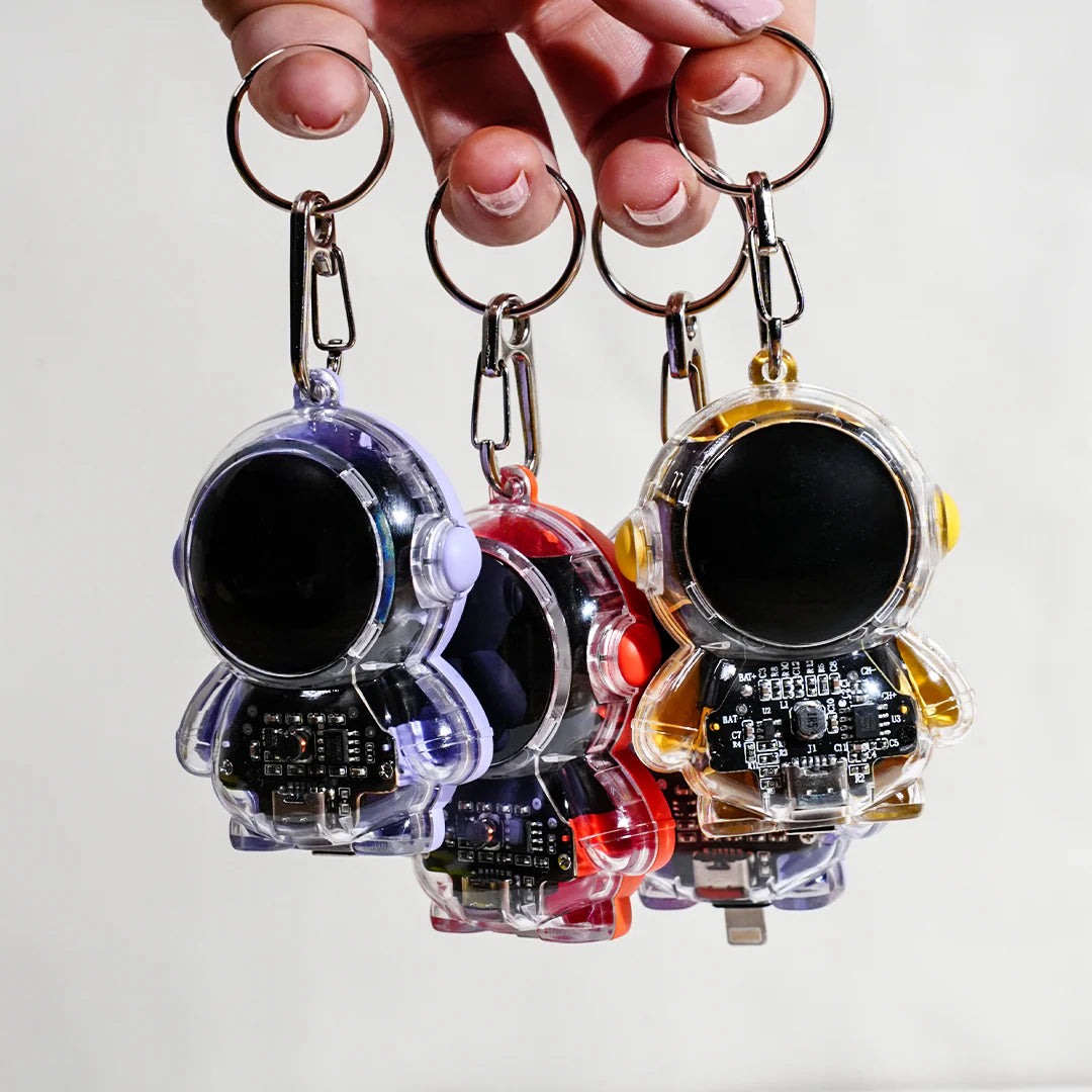 Stylish Astro Keychain with Emergency Powerbank Compact Portable and Travel Friendly