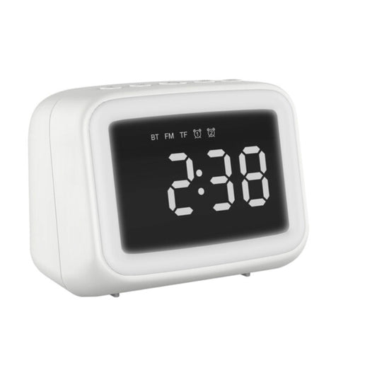 Portable Bluetooth Speaker With Built-In Alarm Clock and USB Charging Port