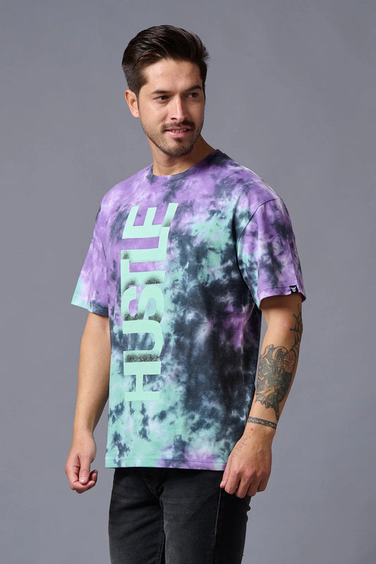 Everyday Men’s Oversized Tie Dye T-Shirt with Trendy Printed Design and Premium Fabric
