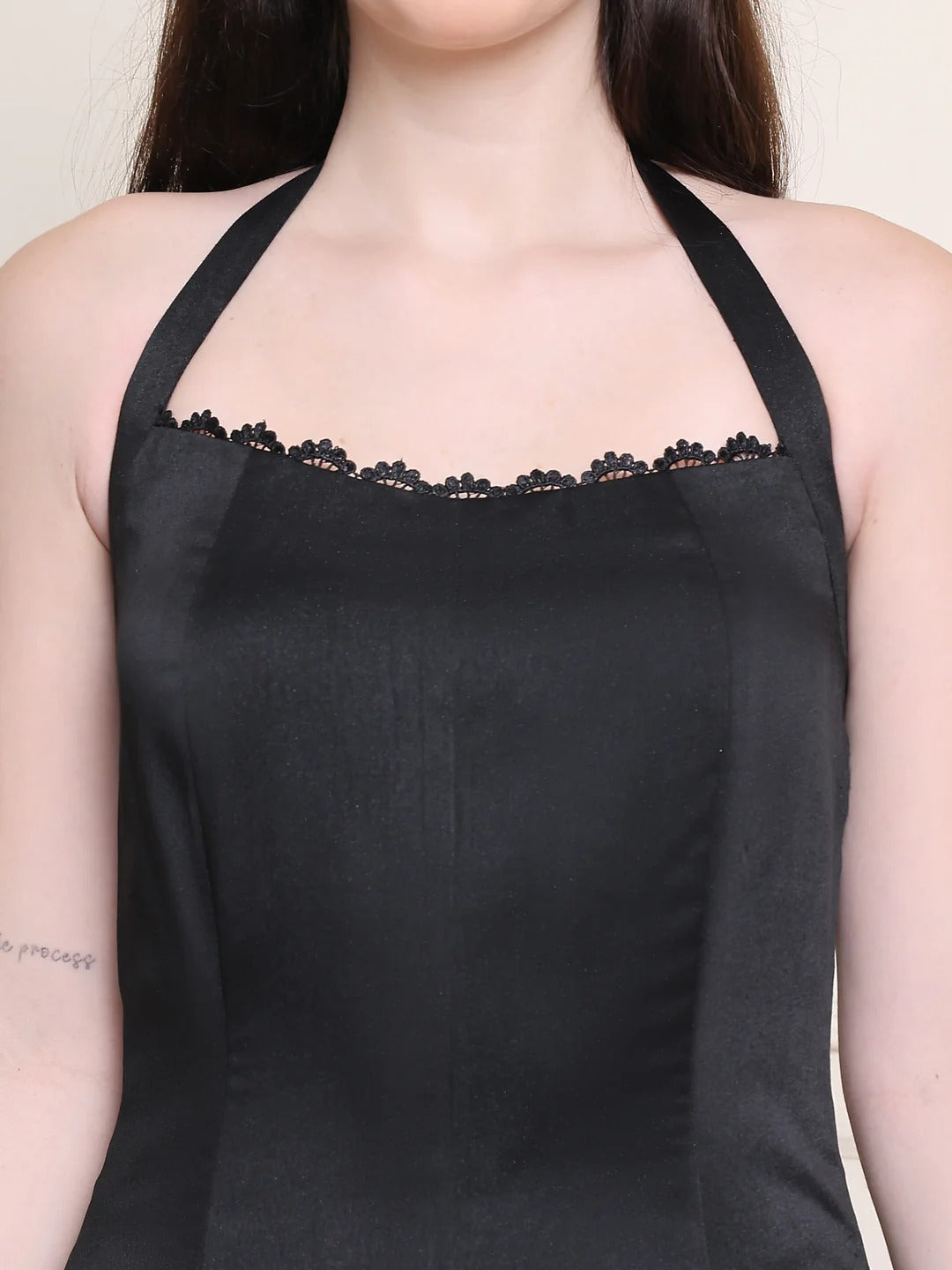 Flare Fit Western Wear Dress (Black) Regular price