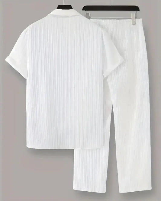 Men's Premium Lining Structured Top Bottom Set