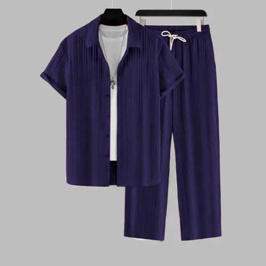 Men's Premium Lining Structured Top Bottom Set