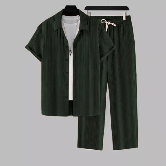 Men's Premium Lining Structured Top Bottom Set