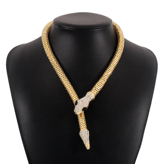Serpenti-Inspired Fortune Necklace with Bold Snake Design