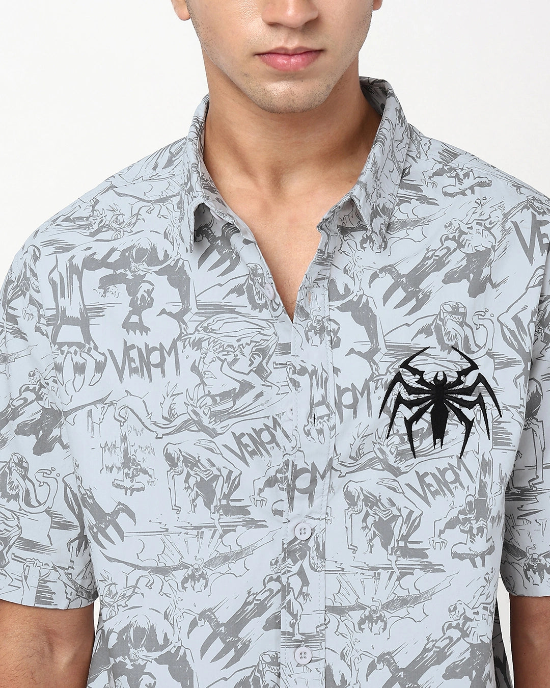 Premium Quality Superhero Casual Wear – Durable Printed Shirt for Men Who Love Comics and Pop Culture