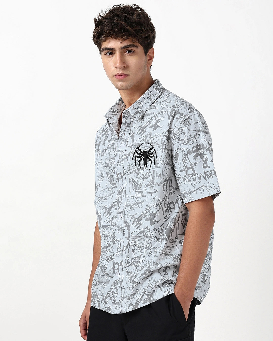 Premium Quality Superhero Casual Wear – Durable Printed Shirt for Men Who Love Comics and Pop Culture