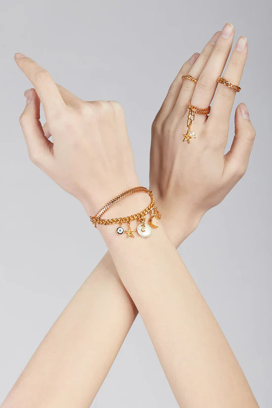 Personalized Universe of Charms Bracelet Unique Jewelry for Everyday Wear