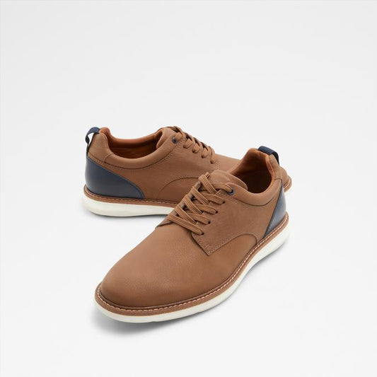 Versatile Men’s Brown Lace-Up Shoes for Office, Social Events, and Casual Outings
