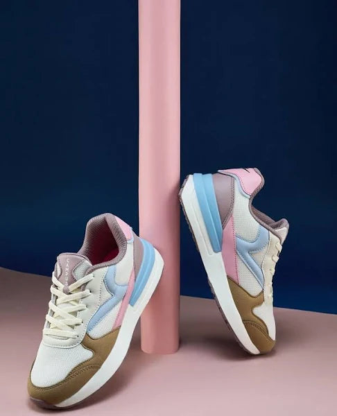 Women's Derbi Sneakers Casual Everyday Footwear with Soft Cushioning