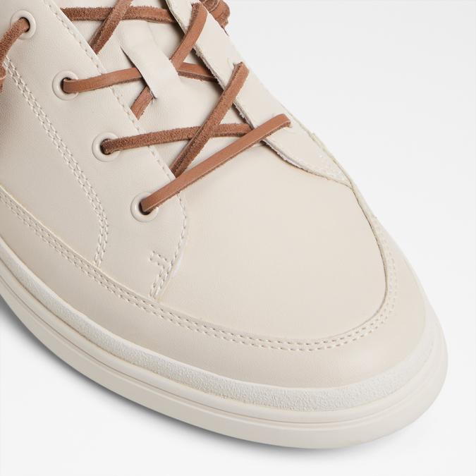 Lightweight White Low Top Sneakers for Men with Durable Sole and Breathable Upper
